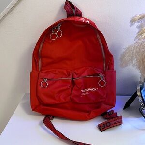 Red Off-White Backpack